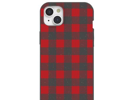 Black Flannel iPhone 15 Plus Case Online now