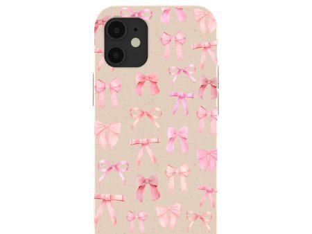 Seashell Rosy Bows iPhone 12 Mini Case For Cheap