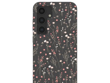 Black Night Garden Samsung Galaxy S24 Case Discount