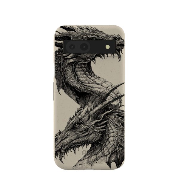 London Fog Twin Dragons Google Pixel 8a Case on Sale