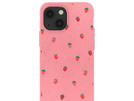 Bubblegum Pink Summer Berries iPhone 13 Mini Case For Discount