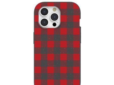 Black Flannel iPhone 15 Pro Case Online Hot Sale