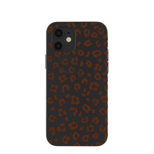 Black Midnight Leopard iPhone 12  iPhone 12 Pro Case Online