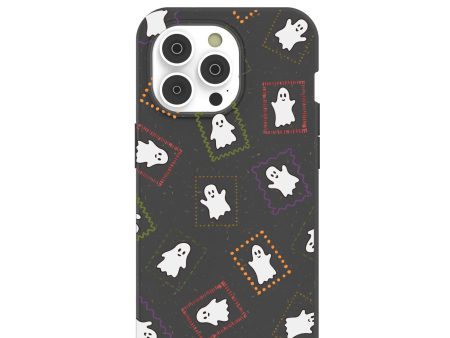 Black Ghost Stamps iPhone 14 Pro Case Online Sale