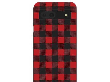 Black Flannel Google Pixel 8a Case Cheap