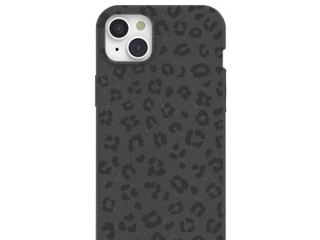 Black Night Leopard iPhone 15 Plus Case Discount