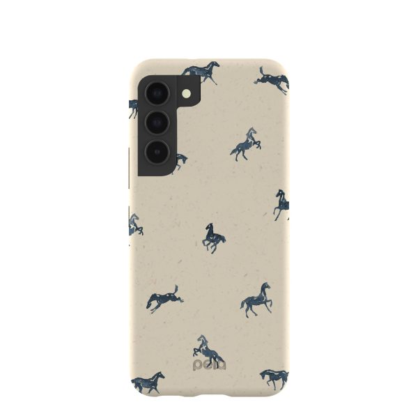 London Fog Mini Horses Samsung Galaxy S22 Case Cheap