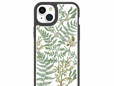 Clear Herbarium iPhone 15 Plus Case With Black Ridge Fashion