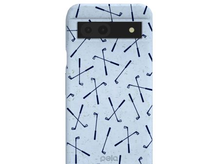 Powder Blue Golf Clubs Google Pixel 8a Case Supply