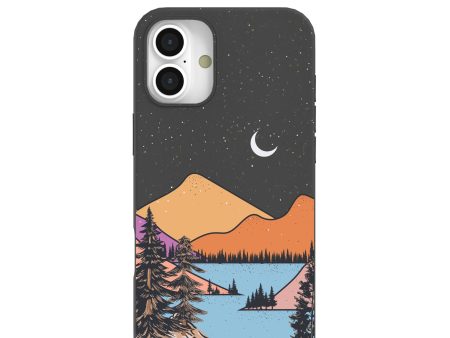 Black Night Trails iPhone 16 Plus Case Online now