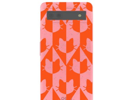 Bubblegum Pink Purr Google Pixel 6a Case For Sale