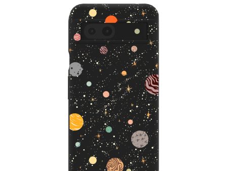 Black Galactic Glow Google Pixel 8a Case Hot on Sale