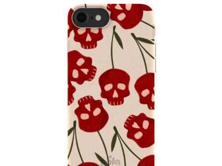 Seashell Scary Cherry iPhone 6 6s 7 8 SE Case Cheap