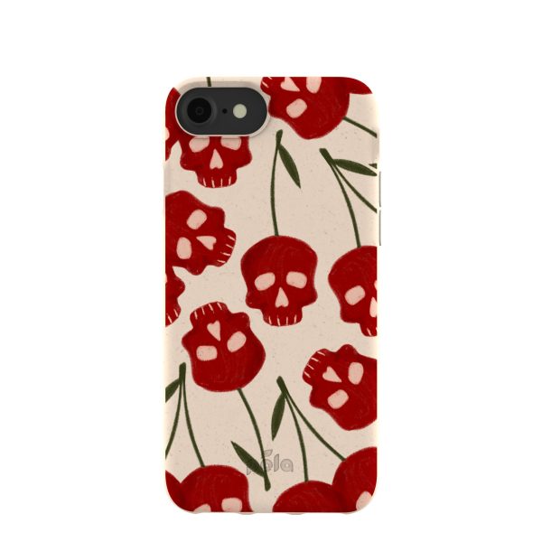 Seashell Scary Cherry iPhone 6 6s 7 8 SE Case Cheap