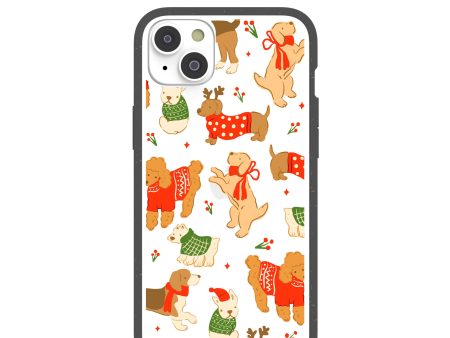 Clear Jolly Doggos iPhone 14 Plus Case With Black Ridge Supply