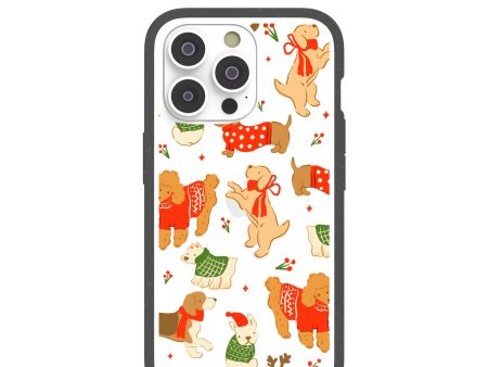 Clear Jolly Doggos iPhone 14 Pro Case With Black Ridge For Discount