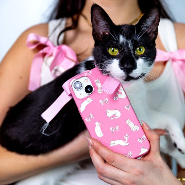 Bubblegum Pink Purrfection iPhone 6 6s 7 8 SE Case For Sale