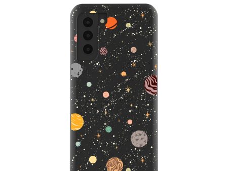 Black Galactic Glow Samsung Galaxy S21 Case Hot on Sale