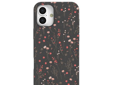 Black Night Garden iPhone 16 Plus Case Sale