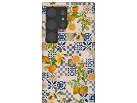 Seashell Amalfi Fruits Samsung Galaxy S24 Ultra Case Supply