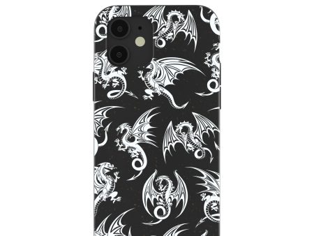 Black Mythical Dragons iPhone 12  iPhone 12 Pro Case For Discount