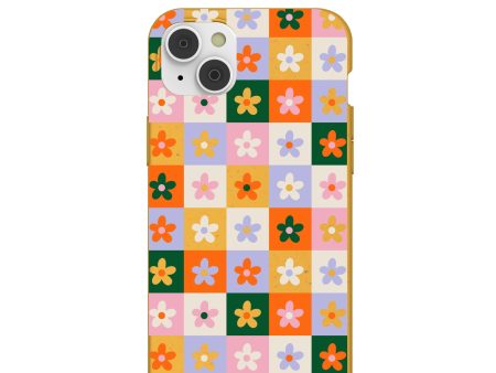 Honey Flower Tiles iPhone 14 Plus Case Cheap