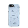 Powder Blue Camp Nights iPhone 6 6s 7 8 SE Case Fashion