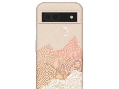 Seashell Pink Peaks Google Pixel 8a Case Fashion