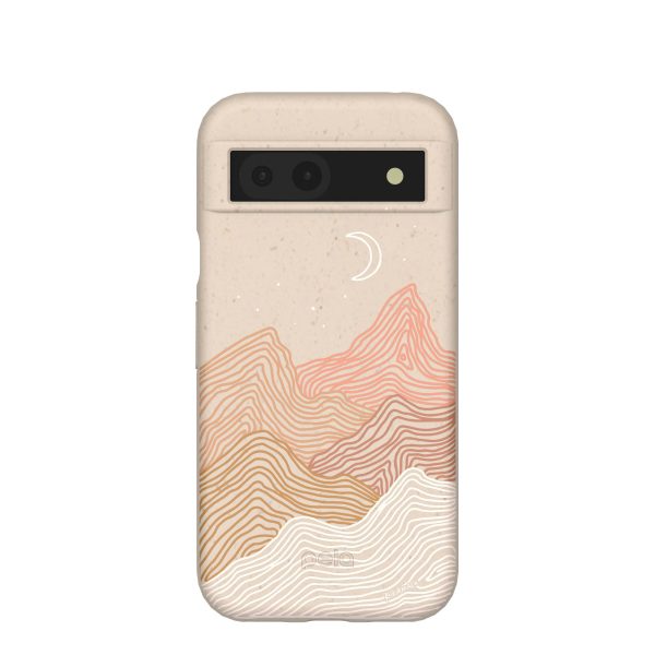 Seashell Pink Peaks Google Pixel 8a Case Fashion