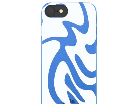 Electric Blue Blue Crush iPhone 6 6s 7 8 SE Case For Discount