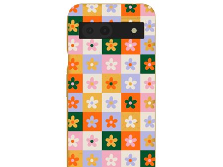 Honey Flower Tiles Google Pixel 8a Case For Sale