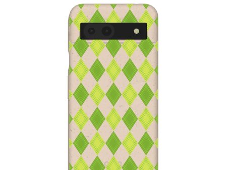 Seashell Argyle Google Pixel 8a Case Supply