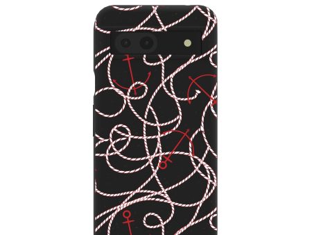 Black Anchor Lines Google Pixel 8a Case Hot on Sale