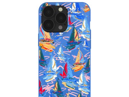 Electric Blue Dockside Dreams iPhone 13 Pro Case Online Sale