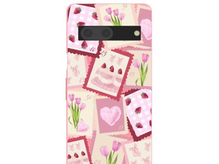 Bubblegum Pink Love Letters Google Pixel 7 Case Hot on Sale