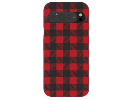 Black Flannel Google Pixel 9 Pro XL Case For Cheap