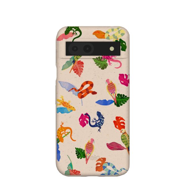 Seashell Into the Tropics Google Pixel 8a Case For Cheap