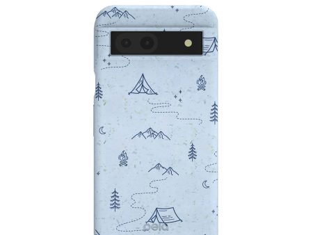 Powder Blue Camp Nights Google Pixel 8a Case Online