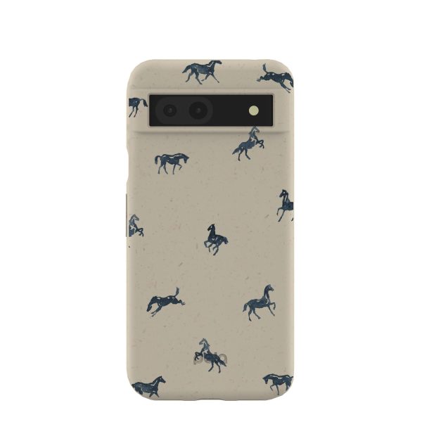 London Fog Mini Horses Google Pixel 8a Case Online Sale