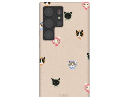 Seashell Cat Couture Samsung Galaxy S24 Ultra Case Sale