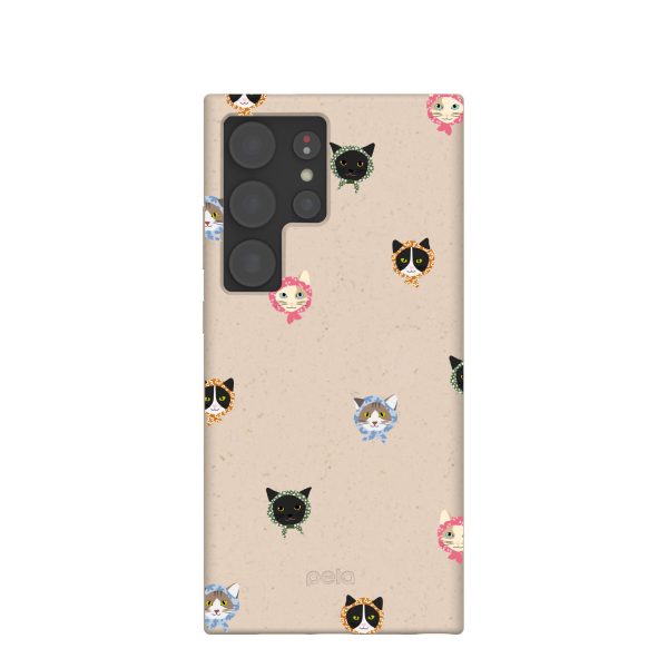 Seashell Cat Couture Samsung Galaxy S24 Ultra Case Sale