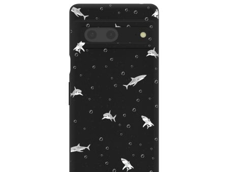 Black Lil Sharks Google Pixel 7 Case Supply