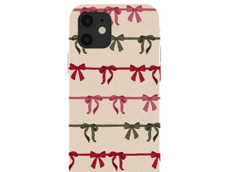 Seashell Holiday Bows iPhone 12  iPhone 12 Pro Case Online now