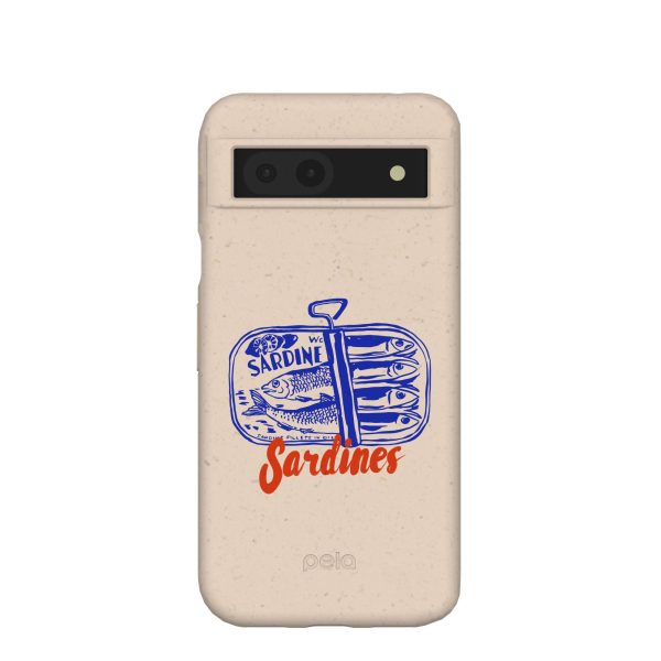 Seashell Sardines Google Pixel 8a Case Online Sale