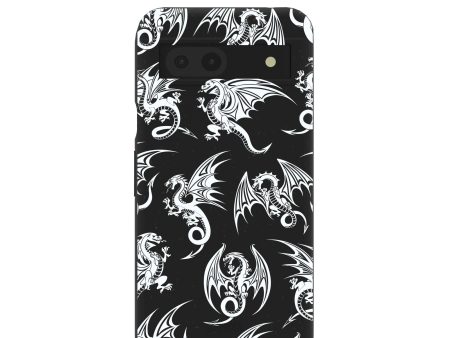 Black Mythical Dragons Google Pixel 8a Case For Discount