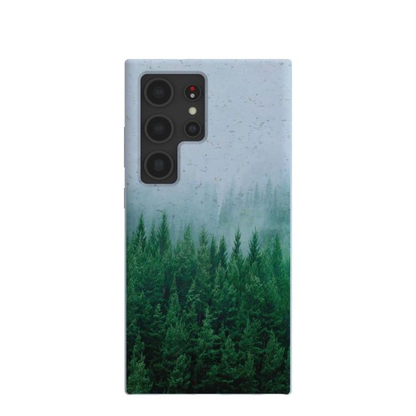 Powder Blue Forest Mist Samsung Galaxy S24 Ultra Case Cheap