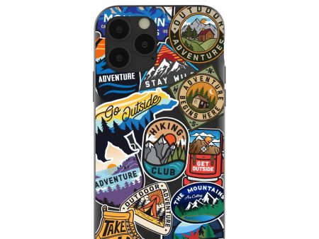 Black Trail Stickers iPhone 11 Pro Case Online