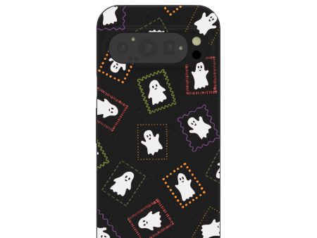 Black Ghost Stamps Google Pixel 9 9 Pro Case on Sale