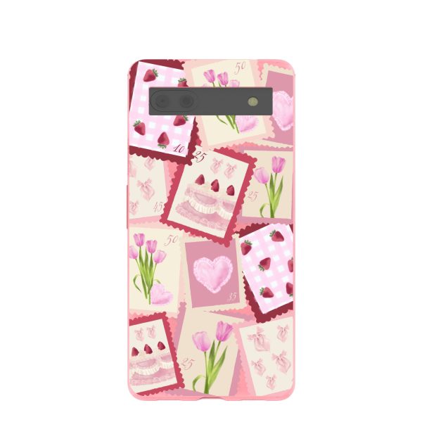 Bubblegum Pink Love Letters Google Pixel 6a Case Supply