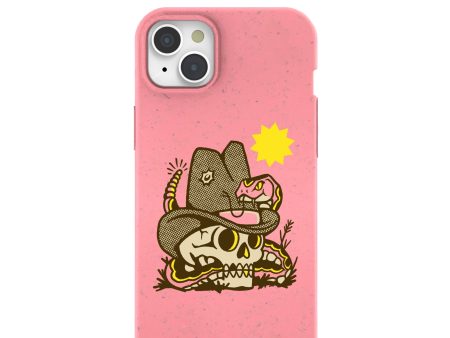 Bubblegum Pink Snakebite iPhone 15 Plus Case For Cheap